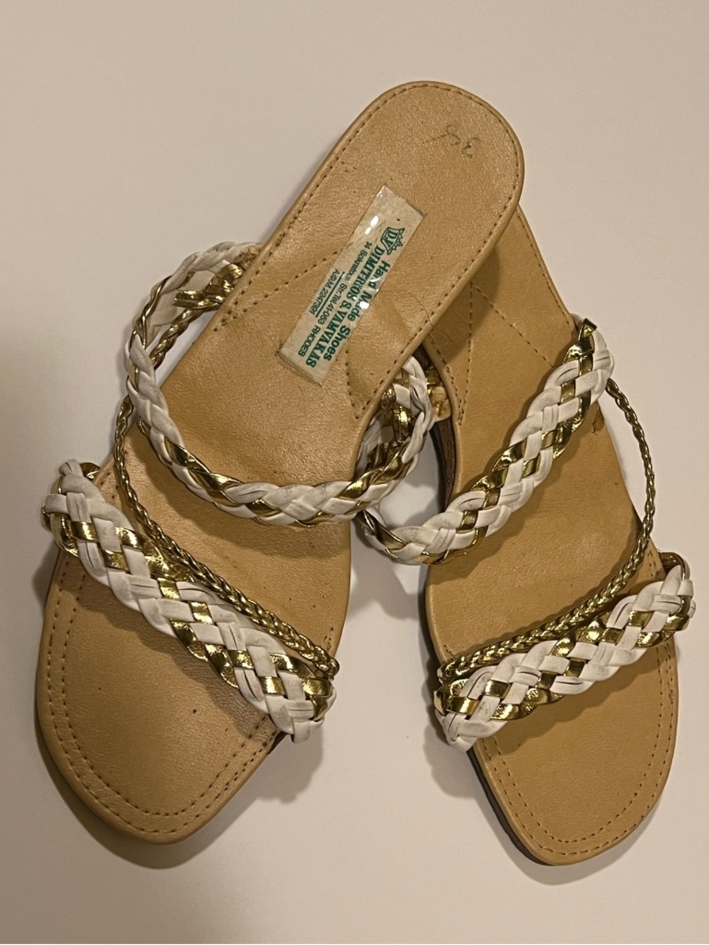 WOMEN’S GREEK HANDMADE BRAIDED SANDALS.